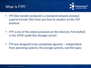 Solving the Problems of FTP | PPT