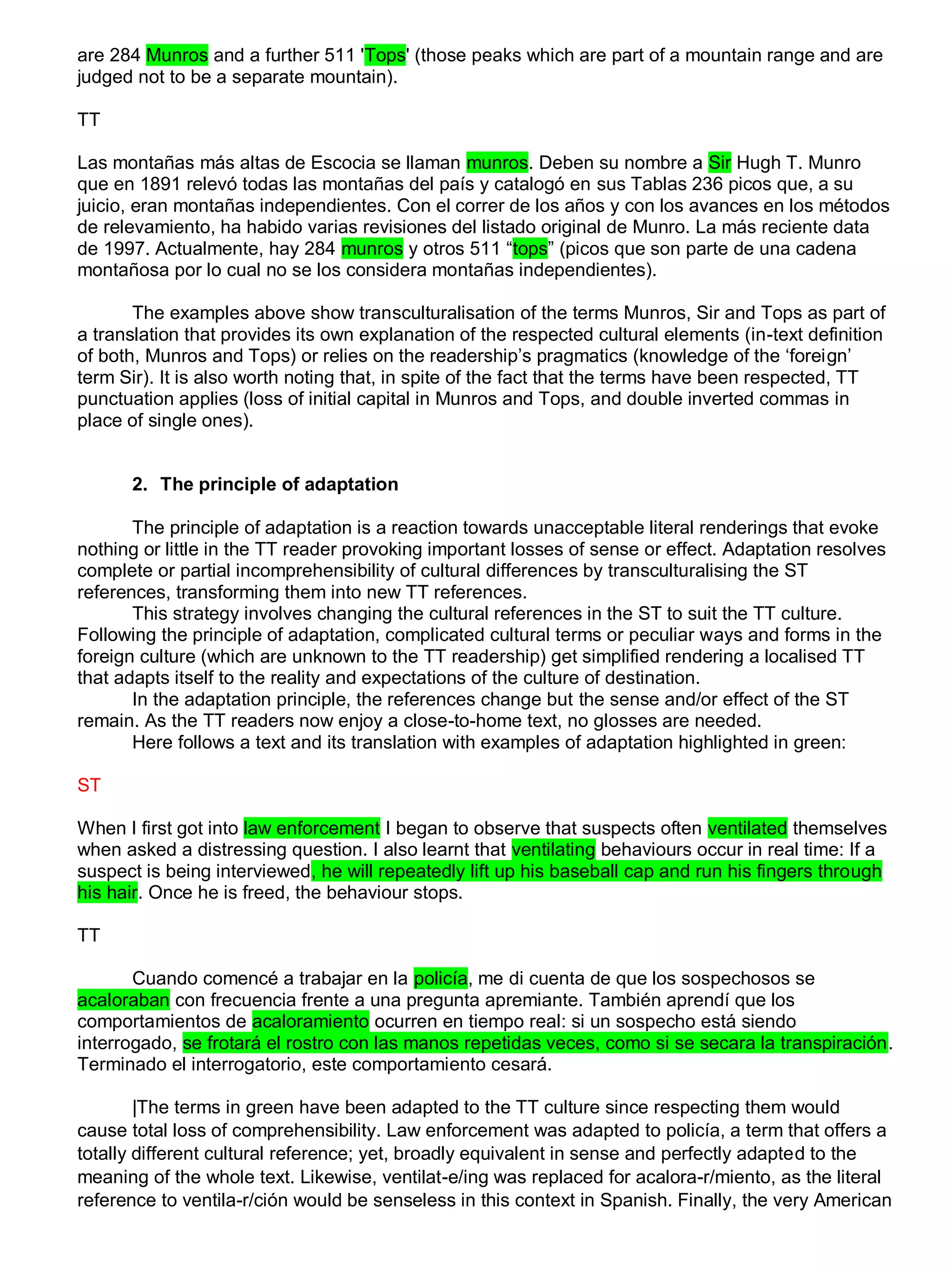 Solving translation problems | PDF