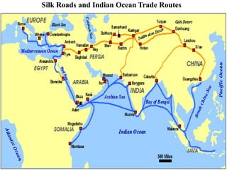 Silk Roads and Indian Ocean Trade Routes
 