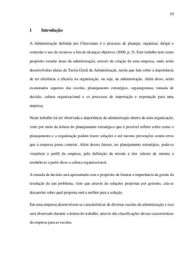 Projecto de criação de uma empresa de produção de ...