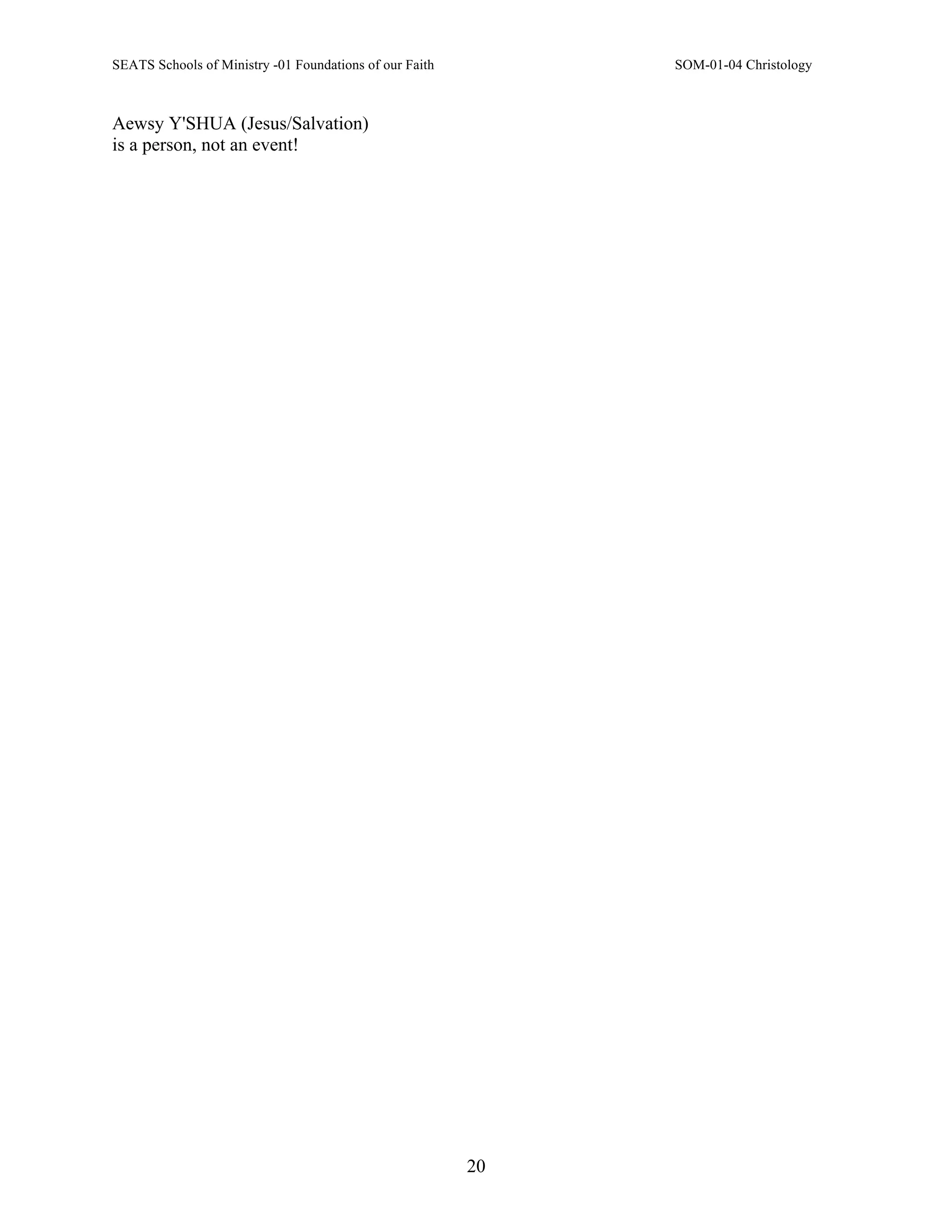 Som 101-04 centrality of christ in the ot | PDF