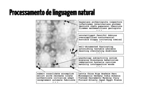 Processamento de linguagem natural

 
