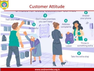 www.sanjivanimba.org.in
Customer Attitude
 