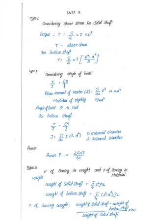 SOM STRENGTH OF MATERIALS LECTURE NOTES | PDF