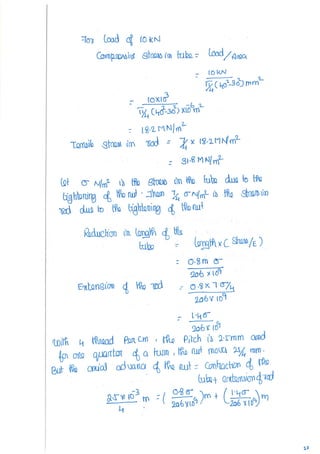 SOM STRENGTH OF MATERIALS LECTURE NOTES | PDF