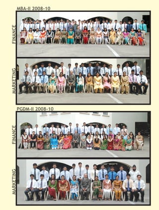 MARKETING   FINANCE                     MARKETING   FINANCE
                                                              MBA-II 2008-10




                      PGDM-II 2008-10
 