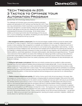 Trend AnAlysis


    Tech Trends in 2011:
    3 Tactics to Optimize Your
    Automation Program
    By Chris Parisi, VP of...