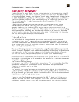 Mindshare Report - Executive Summary - Social Media Academy | PDF