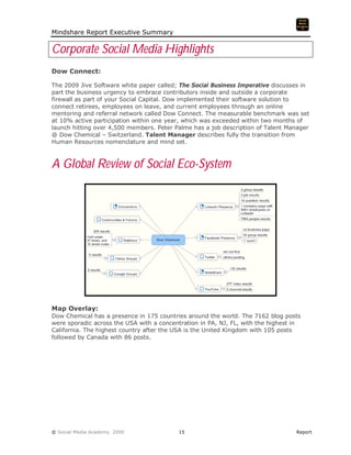 Mindshare Report - Executive Summary - Social Media Academy | PDF
