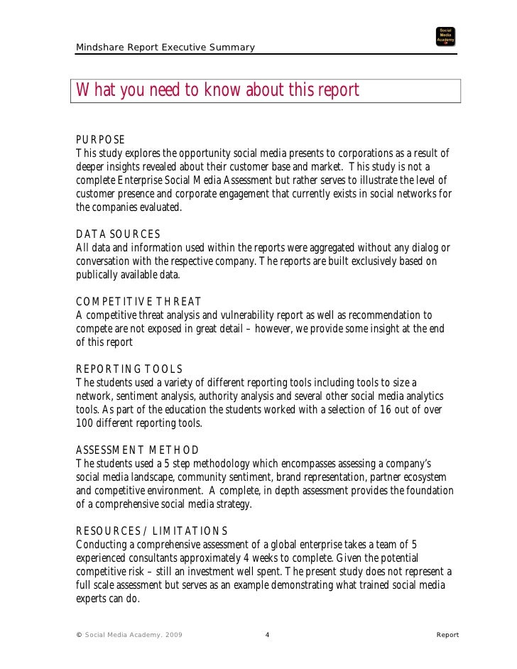 How to write investment report