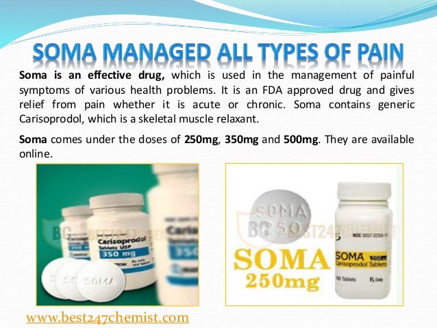 What is the drug soma and what is in italian
