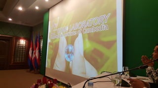 Presentation of the Gemological Institute of Cambodia at Somadevi Angkor Hotel, Siem Reap