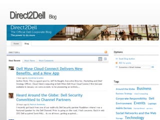 13.9.2014 Dr. Ute HillmerDirect2Dell Blog  