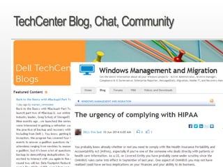 13.9.2014 Dr. Ute HillmerTechCenter Blog, Chat, Community  