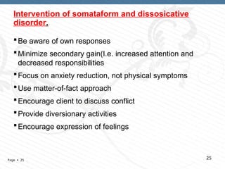 somatoform and dissociative disorders .ppt