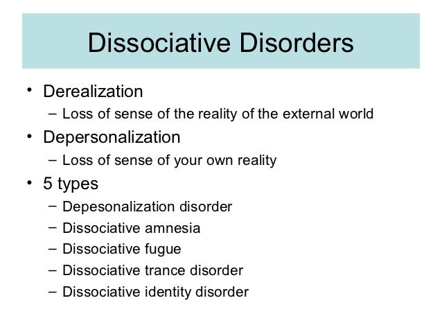 depersonalization vs derealization depersonalization vs derealization