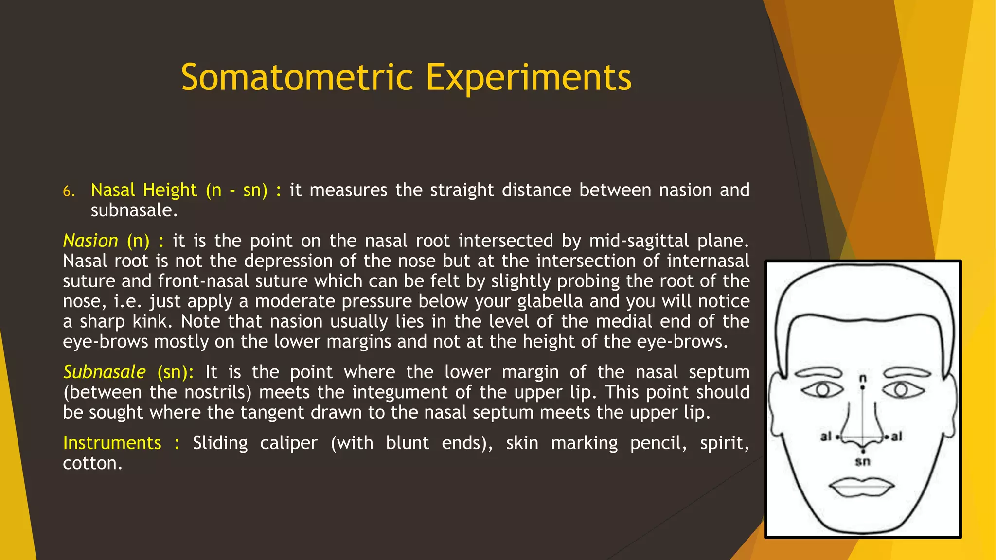 Somatometric experiments | PPTX