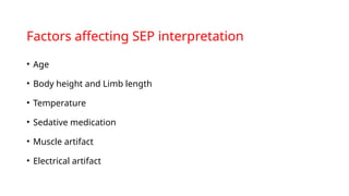 Comprehensive Overview of Somatosensory Evoked Potentials (SEPs) in ...