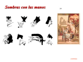 Sombras con las manos   ya




                             continúa
 