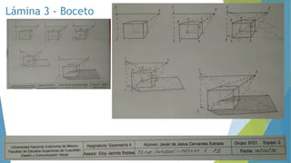 Lámina 3 - Boceto
 