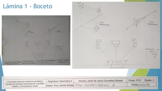 Lámina 1 - Boceto
 