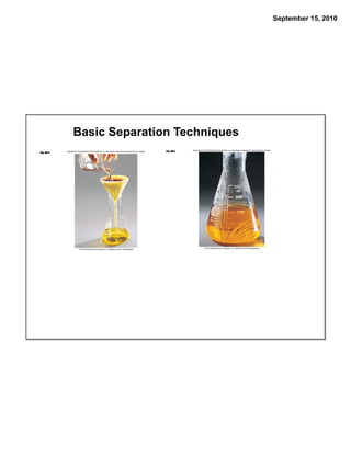 September 15, 2010




Basic Separation Techniques
 