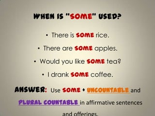 Some any-a-an-no | PPT