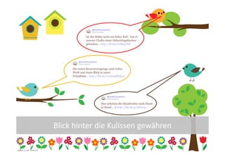 Blick hinter die Kulissen gewähren

                                                                       2
Grafiken: m_yulia - Fotolia.com
 