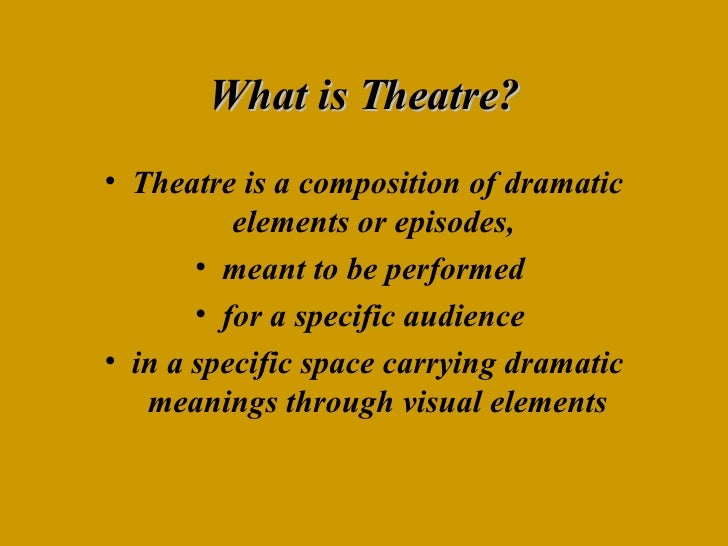 what is drama