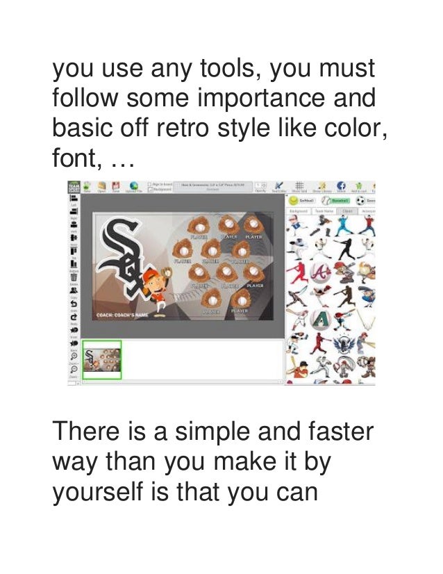 Some Notes About Designing Baseball Banner Bringing Retro Style