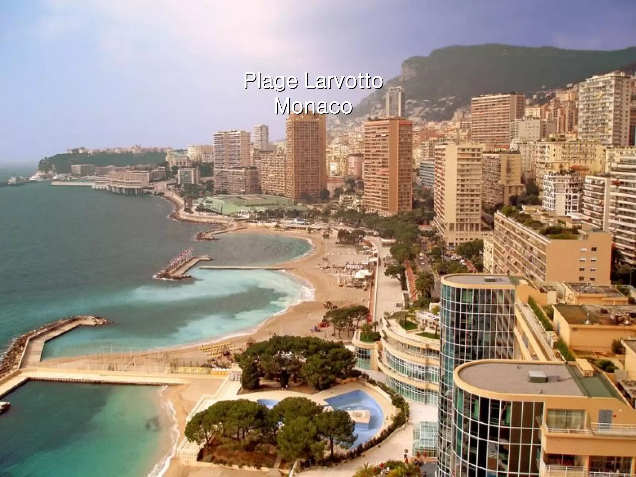 Plage Larvotto Monaco 