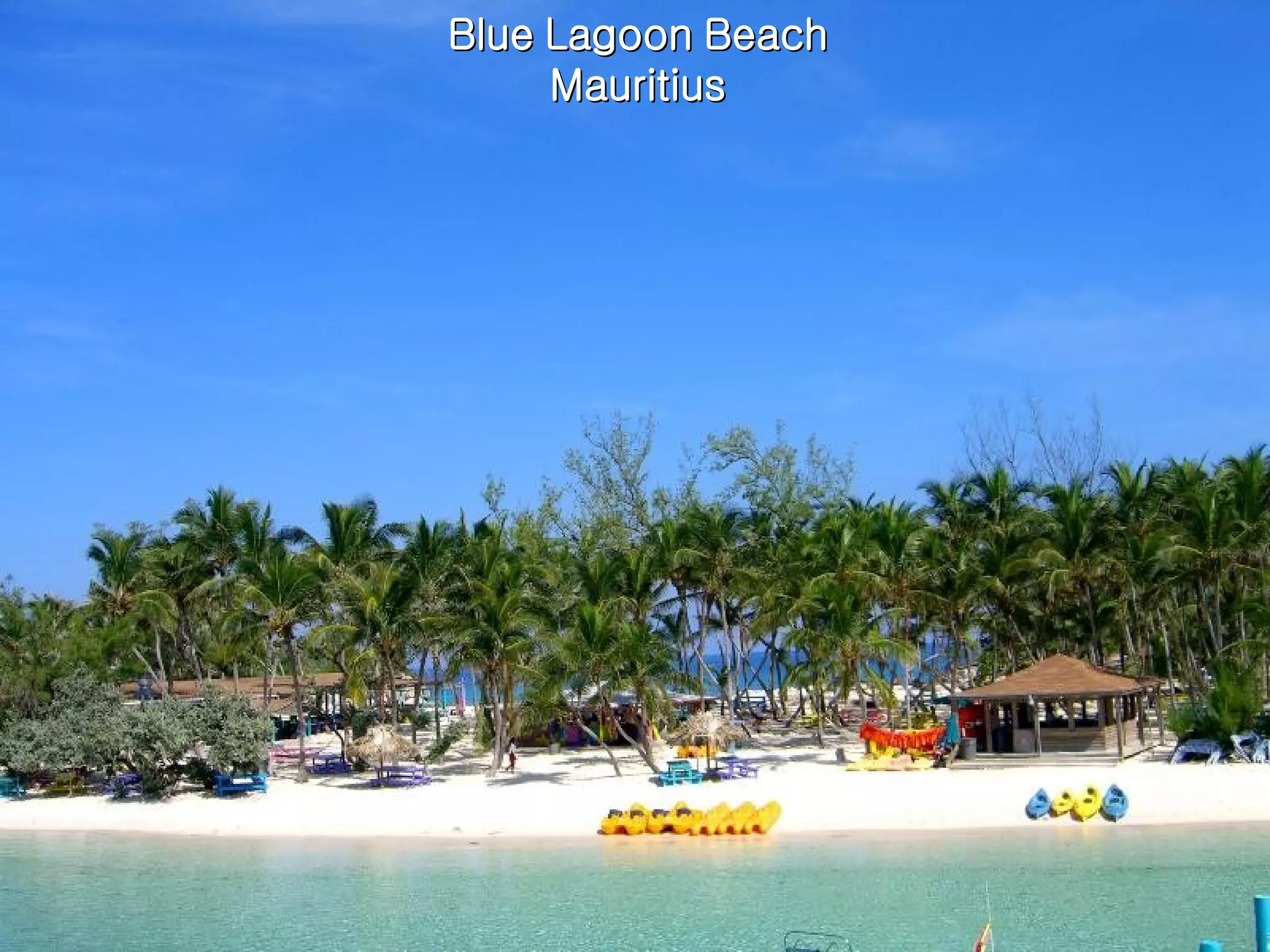 Blue Lagoon Beach Mauritius 