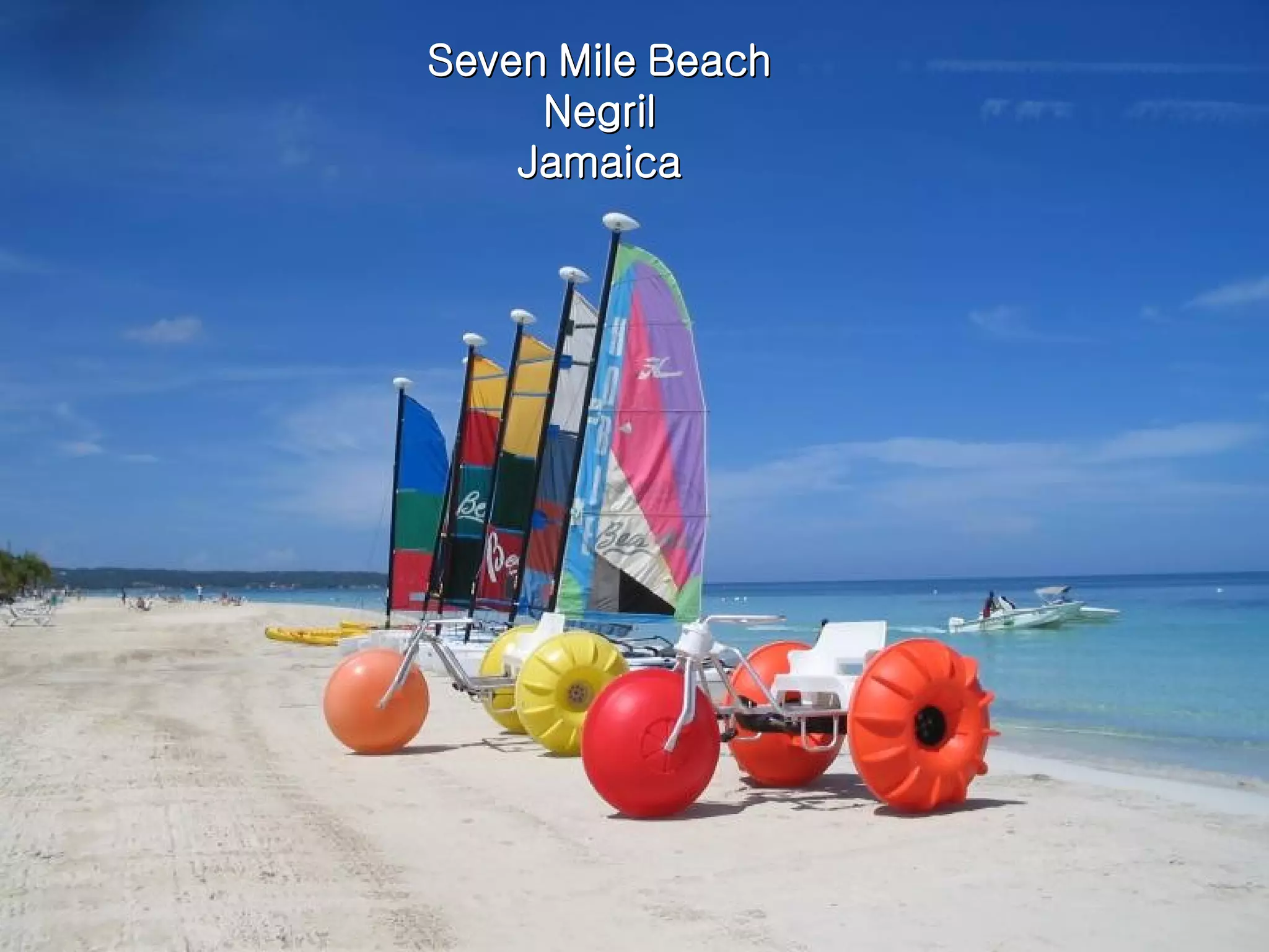 Seven Mile Beach Negril Jamaica 