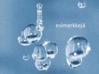 yhteisölliset tekstit sosiaaliset verkostopalvelut yhteisölliset mediat virtuaalimaailmat dokumenttipohjaisuus, asynkronisuus kommunikaatiopohjaisuus, synkronisuus audiovisuaalinen, kinesteettinen kirjoitettu kieli blogit wikispaces Spotify World of Warcraft Sims Civilization 