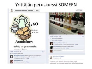 Yrittäjän peruskurssi SOMEEN
 