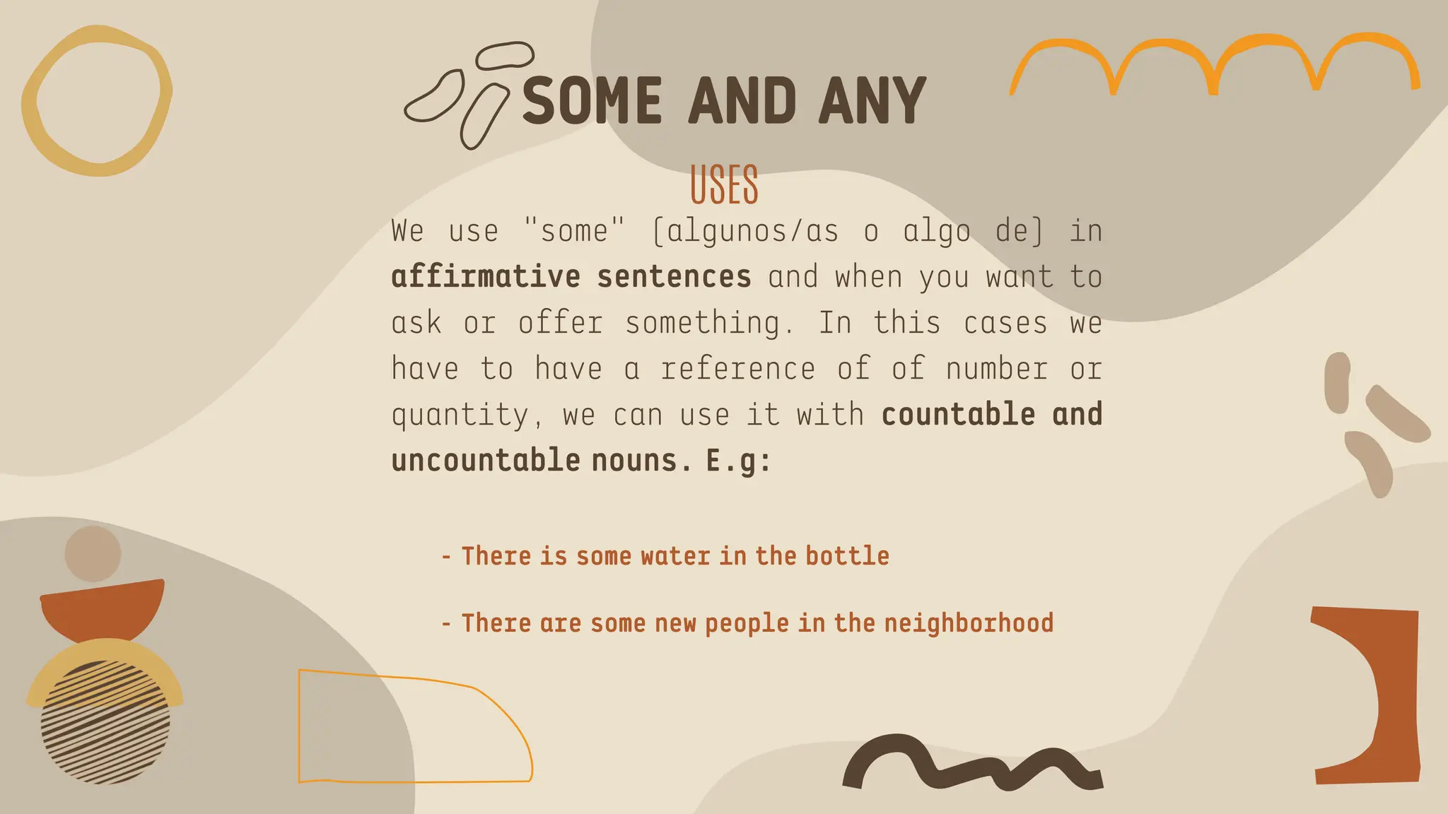 Some, any and quantifiers. Basic explanation | PDF