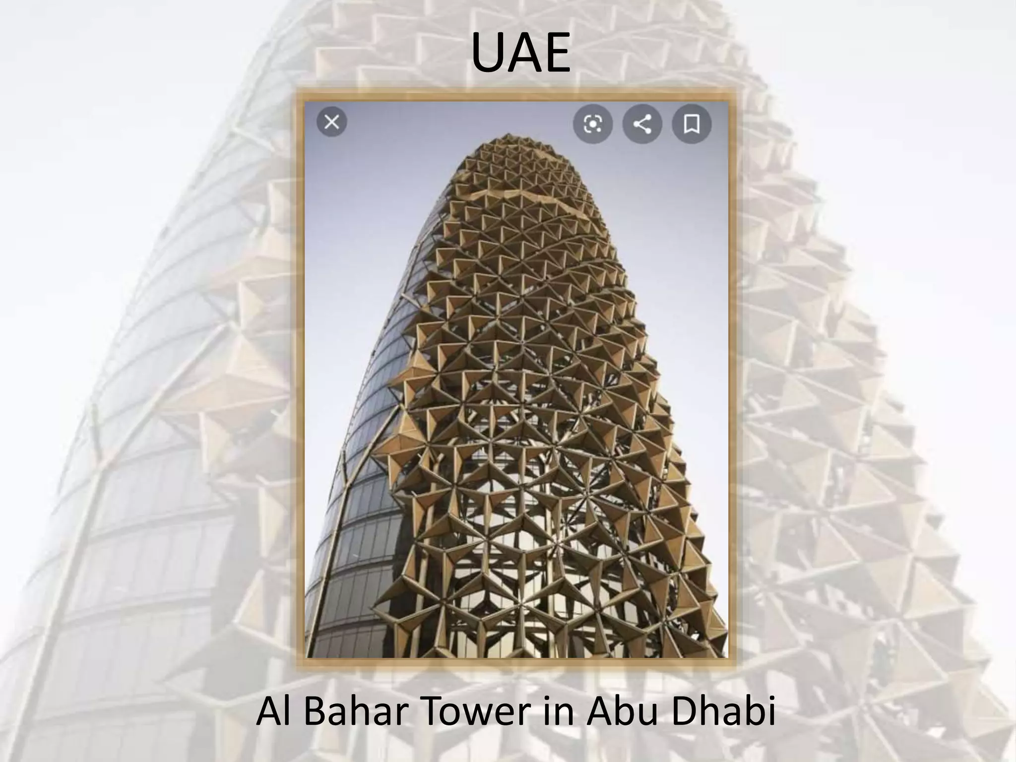 UAE
Al Bahar Tower in Abu Dhabi