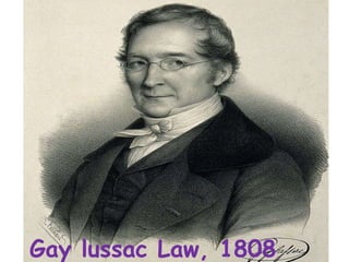 Gay lussac Law, 1808
 