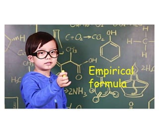 Empirical
formula
 