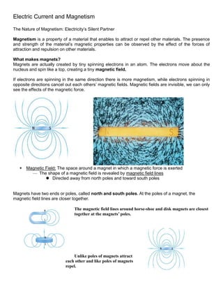 SOME BASIC PRINCIPLES OF MAGNETISM (Autosaved).docx