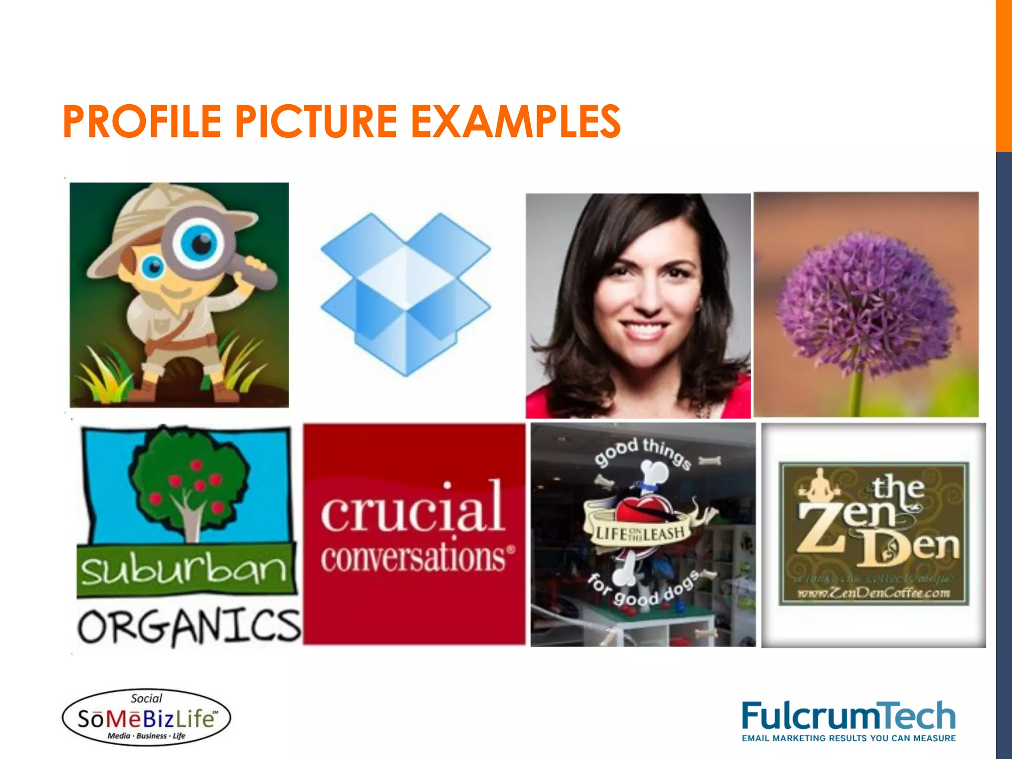 PROFILE PICTURE EXAMPLES
 