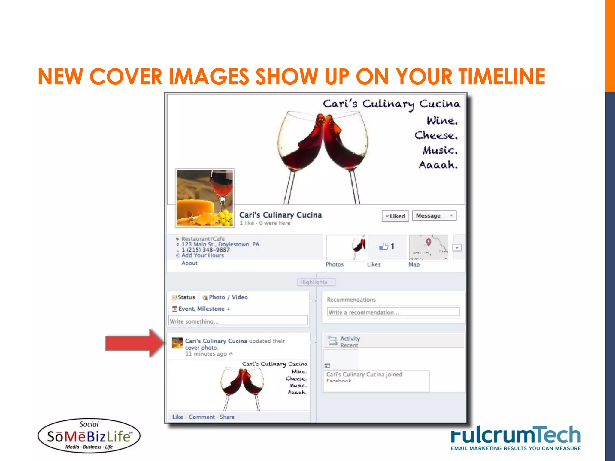 NEW COVER IMAGES SHOW UP ON YOUR TIMELINE
 