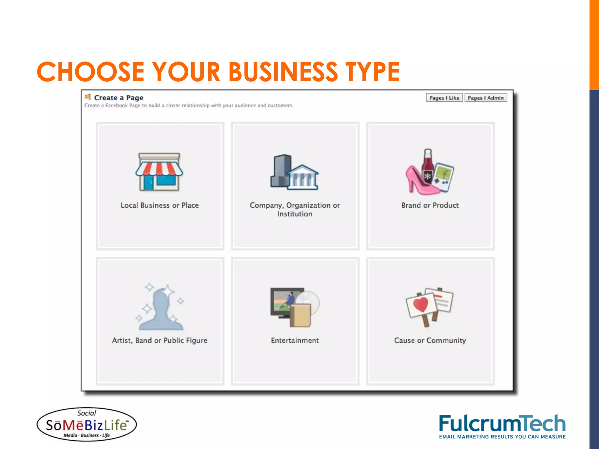 CHOOSE YOUR BUSINESS TYPE
 
