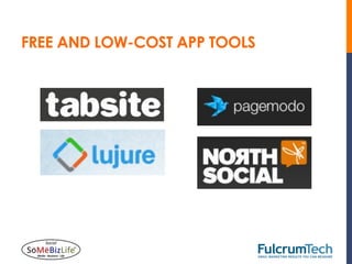 FREE AND LOW-COST APP TOOLS
 