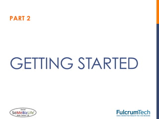 PART 2




GETTING STARTED
 