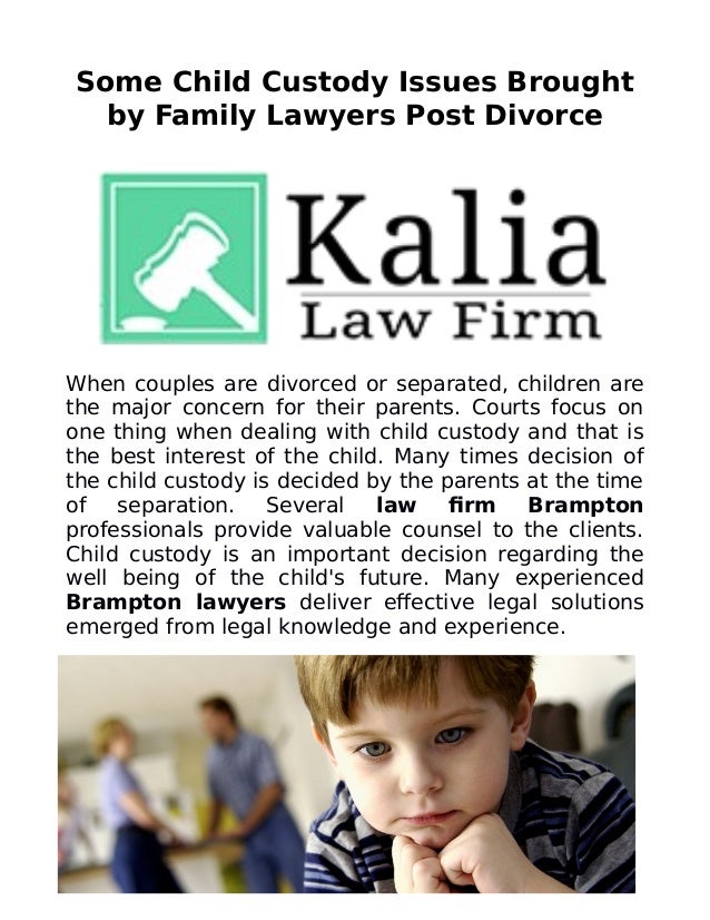 Child Custody And Custody Issues