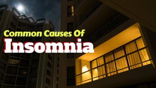 Common Causes Of
Insomnia
Common Causes Of
Insomnia
 
