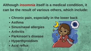 Some Common Causes of Insomnia | PDF