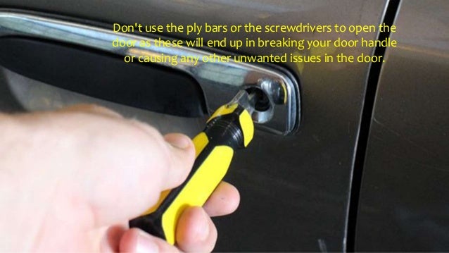 Some Diy Methods To Unlock Your Frozen Car