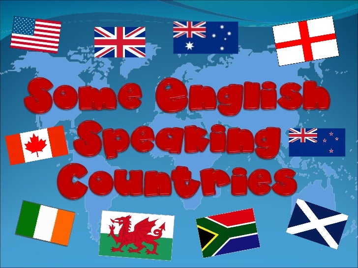 Some English Speaking Countries Flags